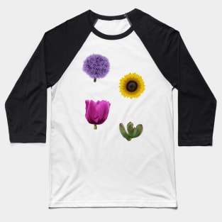 Beautiful Flowers Selection Pack Baseball T-Shirt